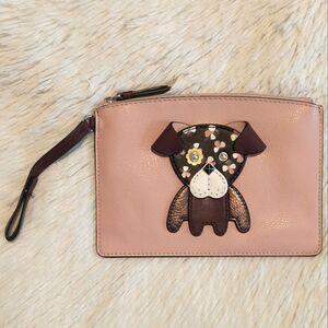 Kate Spade New York Floral Dog Wristlet